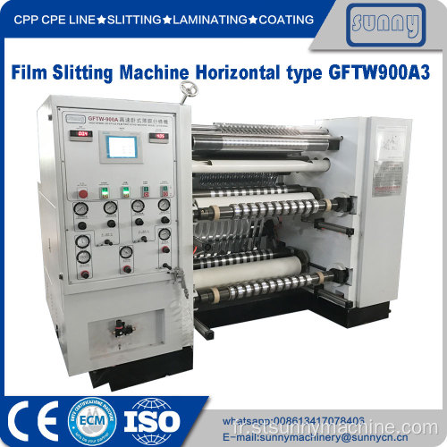 Film plastique Slittng machines